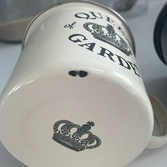 Queen King of The Garden Gifts for him her coffee mug metal cup tea beverage - Picture 8 of 9
